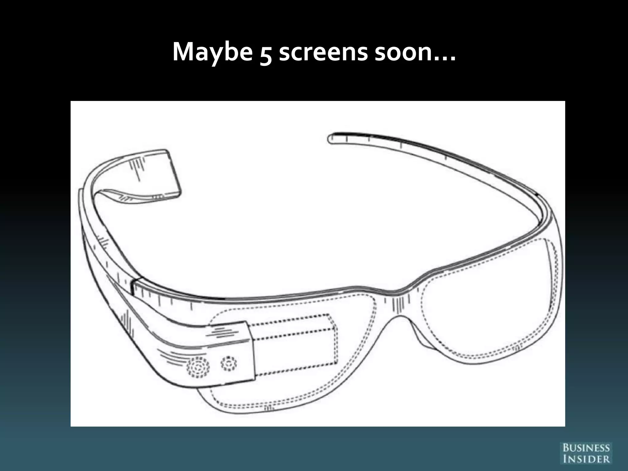 Maybe 5 screens soon…
 