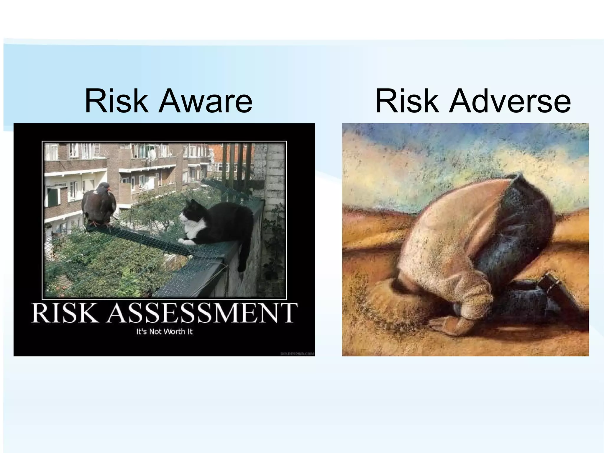 Risk Aware  Risk Adverse 