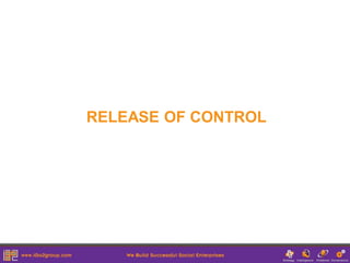 RELEASE OF CONTROL
 