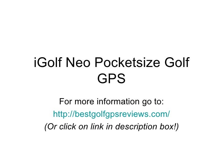 igolf neo