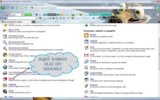 Aquí damos clic en igoogle