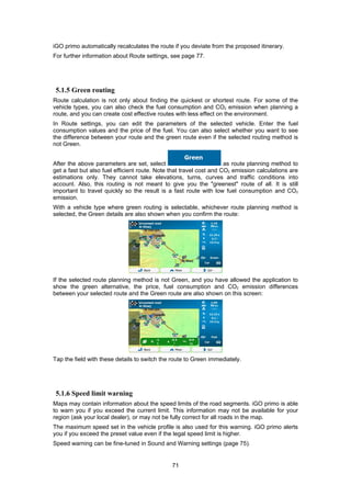 Igo Primo Navigation Software User Manual | PDF