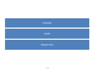 WSB
POGODA
MAPA
SERWIS INFO
 