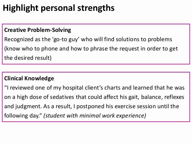 personal strengths