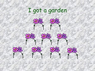 I got a garden