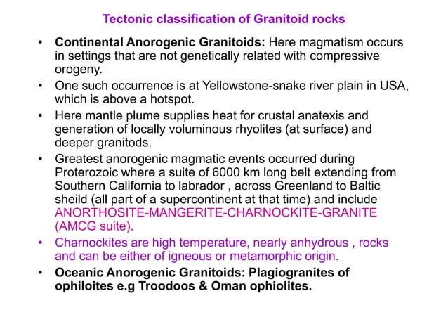 IGPET LECTURE 10 GRANITES.ppt | Geology | Science