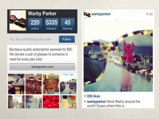 Instagram presentation 