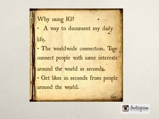 Instagram presentation 