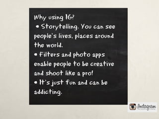 Instagram presentation 