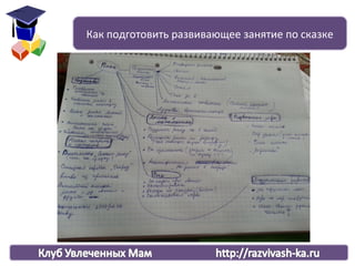 Как подготовить развивающее занятие по сказке
 