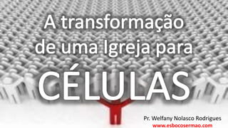 Pr. Welfany Nolasco Rodrigues
www.esbocosermao.com
 