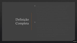 Definição
Completa
 Uma igreja simples é organizada em torno de um
processo objetivo e estratégico que conduz as
pessoas através dos estágios do crescimento
espiritual. Está claro para a liderança e para a
igreja qual é o processo (clareza), e eles estão
comprometidos em executá-lo. O processo flui
com lógica (movimento) e é implantado em cada
área da igreja (alinhamento). A igreja abandona
tudo que não está no processo (foco).
 Ao considerar os seus processos ministeriais, você
precisa considerar os 4 elementos. Talvez o
processo de sua igreja necessite de um pequeno
ajuste ou detalhe de decoração. Talvez a sua igreja
não tenha um processo. Ou talvez ela precise de
uma reconstrução total. Independente da sua
situação, ao idealizar ou reorganizar o seu
ministério, esses quatro elementos têm que estar
no centro do processamento.
 