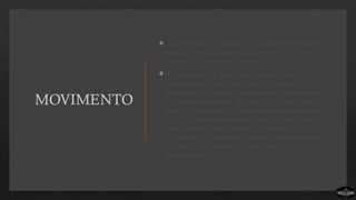 MOVIMENTO
 Movimento é a sequência de passos no processo
que faz com que as pessoas se movam na direção
de áreas de compromisso maiores.
 O movimento é semelhante a uma corrida de
revezamento, que muitas vezes é ganha na
passagem do bastão. Movimento é o que acontece
entre os programas e atividades. É como alguém
passa de um nível de comprometimento para um
nível de comprometimento maior. Como uma
igreja conduz uma pessoa do culto para as
conexões, ou como uma igreja é organizada para
conduzir uma pessoa de observadora a
participante.
 
