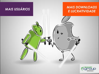 MAIS USUÁRIOS

MAIS DOWNLOADS
E LUCRATIVIDADE

 