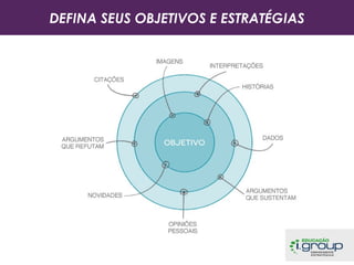 DEFINA SEUS OBJETIVOS E ESTRATÉGIAS

 