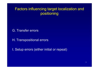 Transpositional Error IMAGE GUDIED RADIOTHERAPY IN OUR COUNTRY INDIA | PDF
