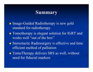 Igrt Srt For Lung Cancer