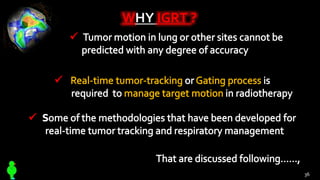 WHY IGRT ?
36
 
