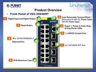 IGS-20040MT Industrial Managed Switch | PDF