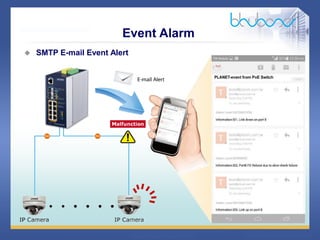 24 68
 SMTP E-mail Event Alert
Event Alarm
 