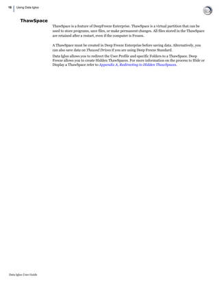 Faronics Data Igloo User Guide | PDF