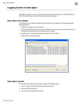 Faronics Data Igloo User Guide | PDF