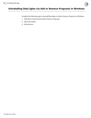Faronics Data Igloo User Guide | PDF