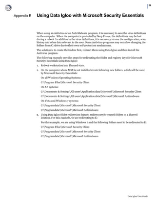 Faronics Data Igloo User Guide | PDF