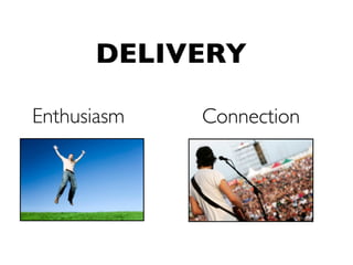 DELIVERY

Enthusiasm   Connection
 