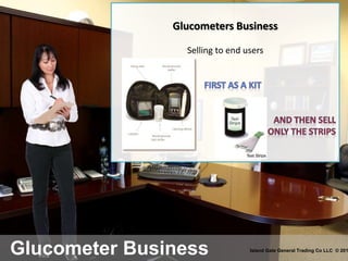 Glucometer Business Island Gate General Trading Co LLC © 201
Glucometers Business
Selling to end users
 