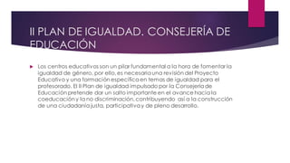 Igualdad de genero en educacion | PDF