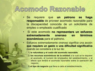 IGUALDAD DE OPORTUNIDADES DE EMPLEO | PPTX