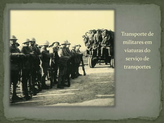 Transporte de militares em viaturas do serviço de transportes