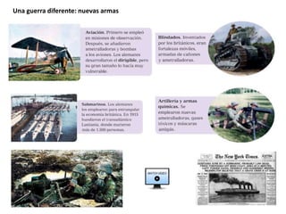 Una guerra diferente: nuevas armas
 