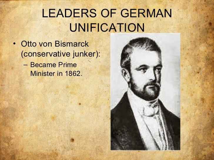 What were Otto Von Bismarck's achievements?