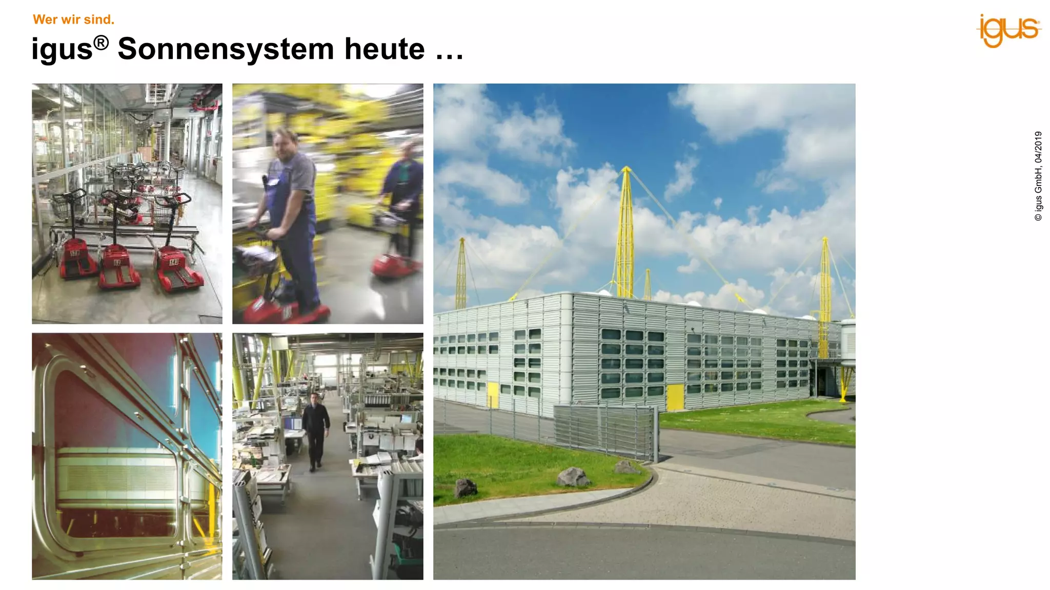 igus® Sonnensystem heute …
Wer wir sind.
©igusGmbH,04/2019
 