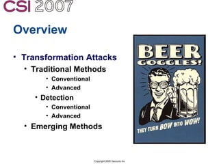 Anti-Forensics: Real world identification, analysis and prevention