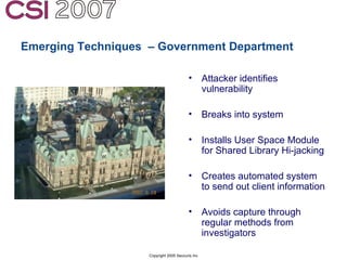 Anti-Forensics: Real world identification, analysis and prevention