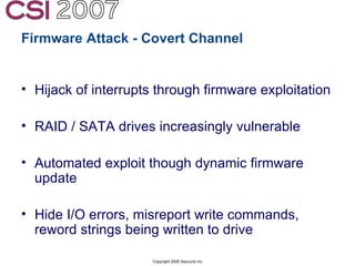 Anti-Forensics: Real world identification, analysis and prevention
