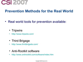 Anti-Forensics: Real world identification, analysis and prevention