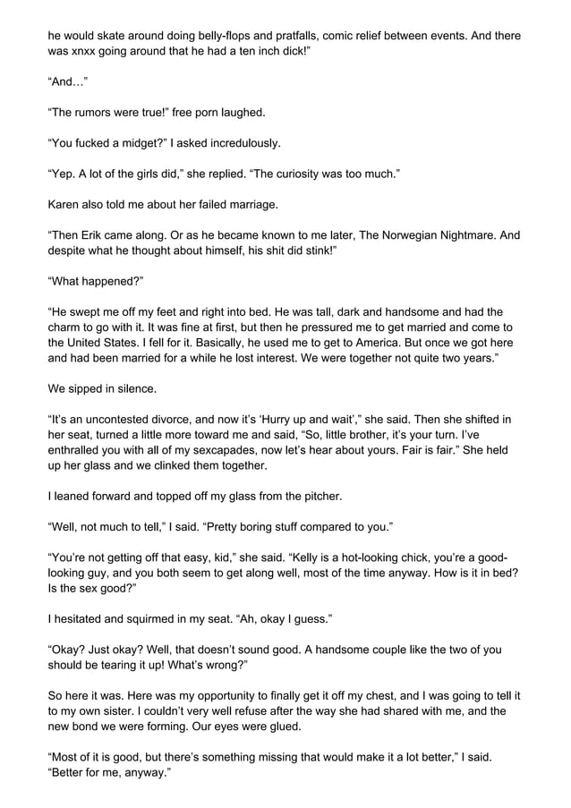 I had sex with my sister. -- The story of real incest. www.freeporn.blog