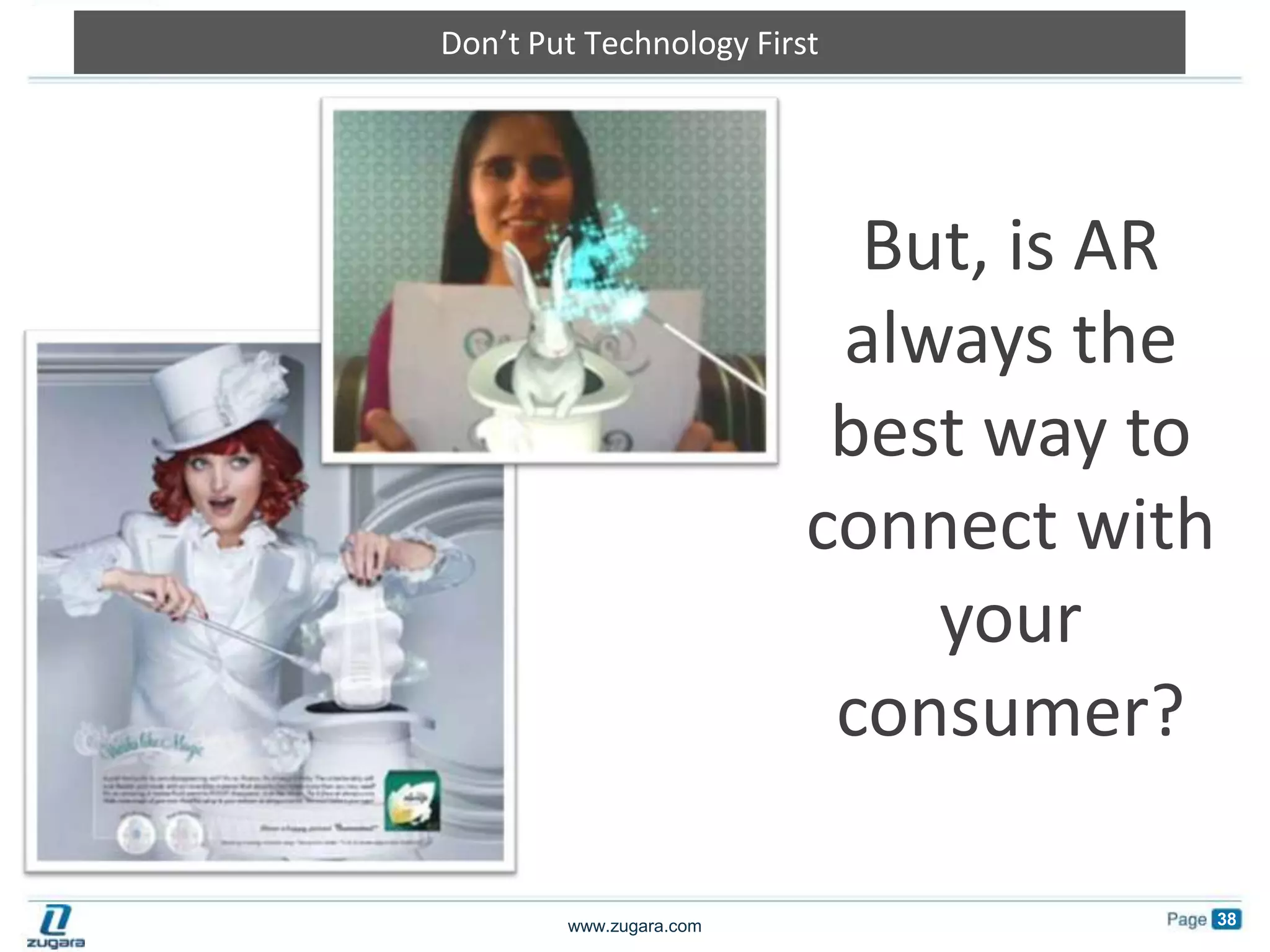   Varying Levels Of Cost ImplementationsInteractive Billboards- OOH ARHighest tech possibilities (i.e. Kiosk)