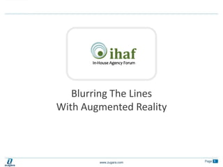 Blurring The Lines  With Augmented Reality 
