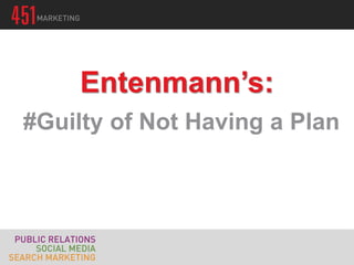 Entenmann’s:
#Guilty of Not Having a Plan
 