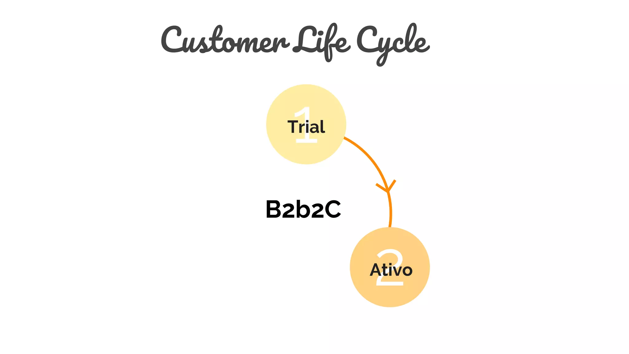 Customer Life Cycle
1
2
Trial
Ativo
B2b2C
 