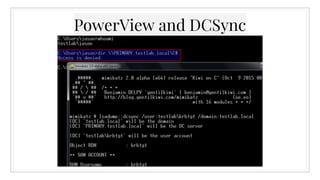 PowerView and DCSync
 