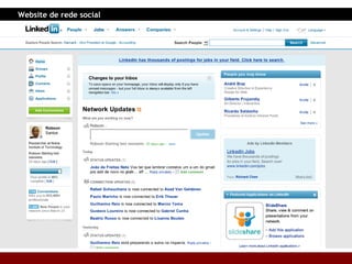 Website de rede social 