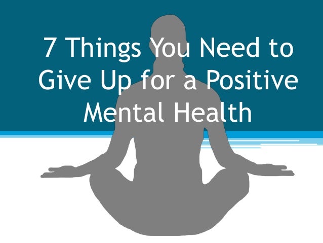 what is positive mental health