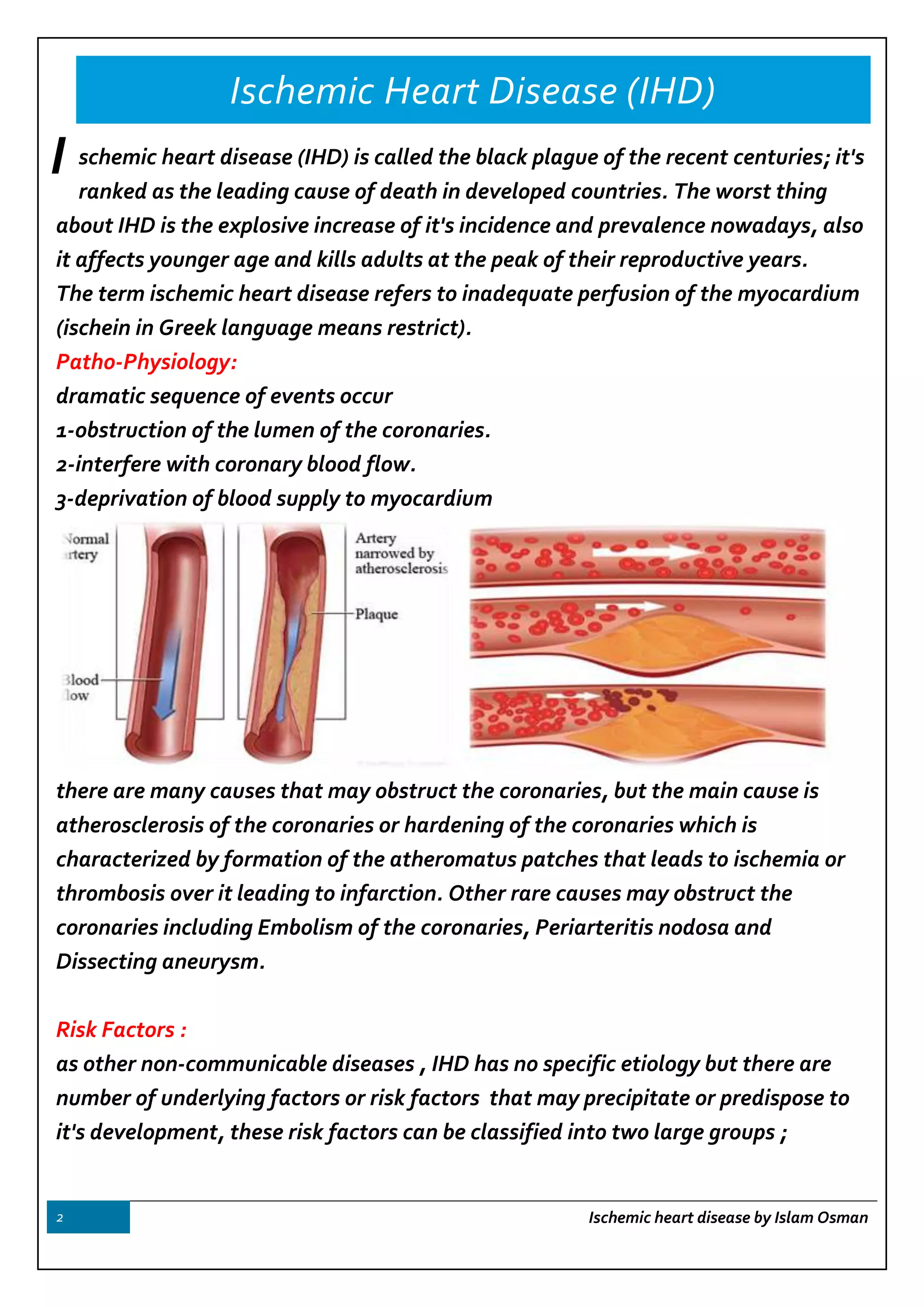 Ischemic Heart disease | DOCX