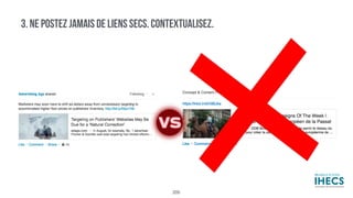 3. NE POSTEZ JAMAIS DE LIENS SECS. CONTEXTUALISEZ.
205
 